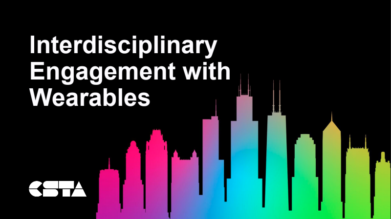 Interdisciplary Engagement with wearables title slide