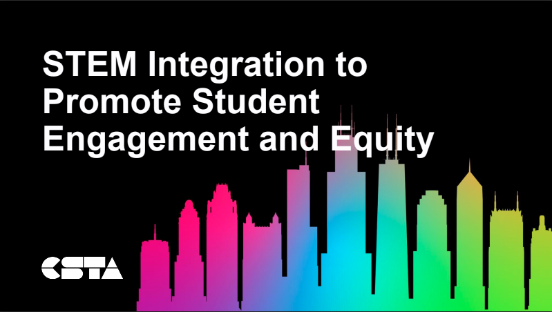 STEM integration to promote equity title slide