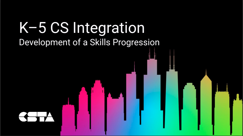 K-5 CS integration title slide