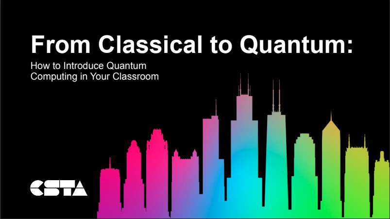 from classical to quantum - title slide